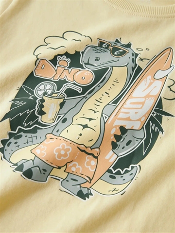 Name It T-shirt - NmmVanyo - Double Cream Dino Surf