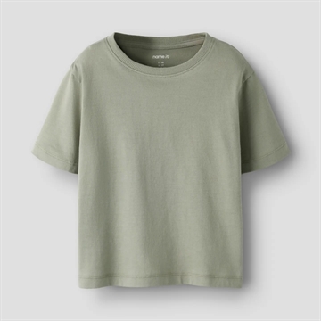 Name It T-shirt - NmmVobbo - Shadow i støvet grøn