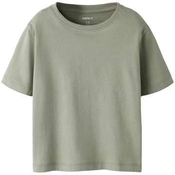 Name It T-shirt - NmmVobbo - Shadow i støvet grøn