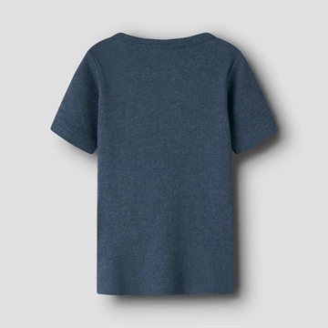  Name It T-shirt - Rib - Kab - Vintage Indigo Melange - i blå