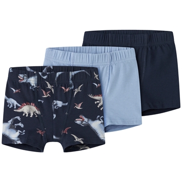 Name It Underbukser - 3-pak Boxershorts - Dino Navy Blazer