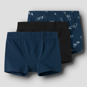 Name It Underbukser - 3-pak Boxershorts - Titan/Black Skater