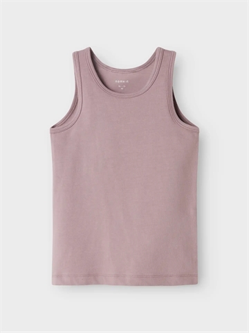 Name It Undertrøje - 2-pak NMFTANK TOP - Barely Pink Bow i rosa med print af sløjfer
