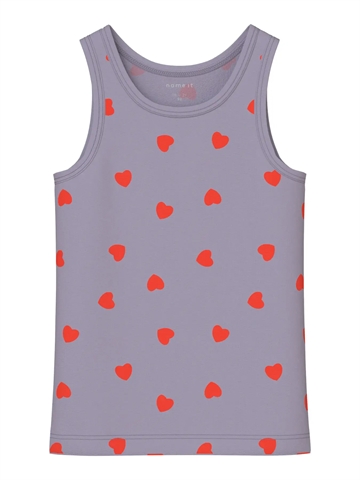 Name It Undertrøje - 2-pak NMFTANK TOP - Lavender Hearts