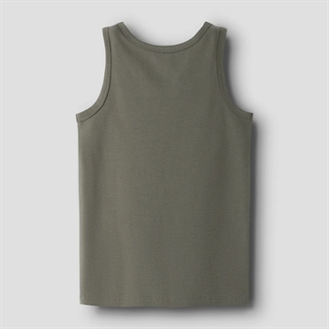 Name It Undertrøje - NkmTank - 2-pak - Tea Leaf / Dark Grey Melange