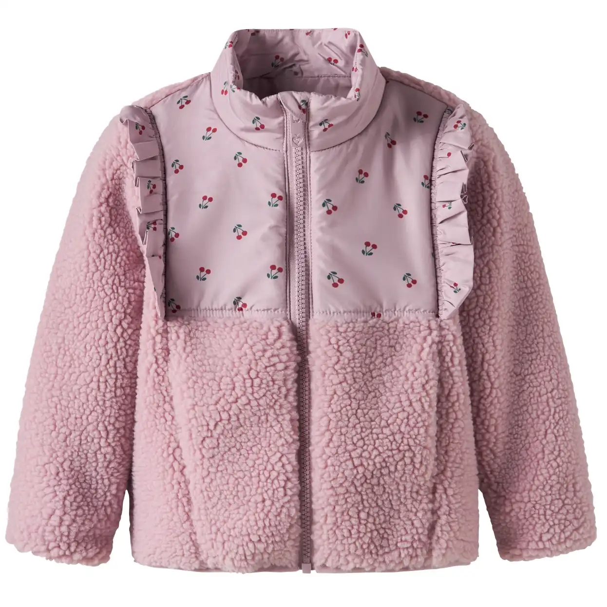 Name It fleece jakke i teddy modellen