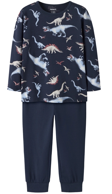 Name It nattøj - NMMNIGHTSET - Dino Navy Blazer