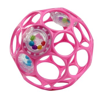 Oball rattle bold pink