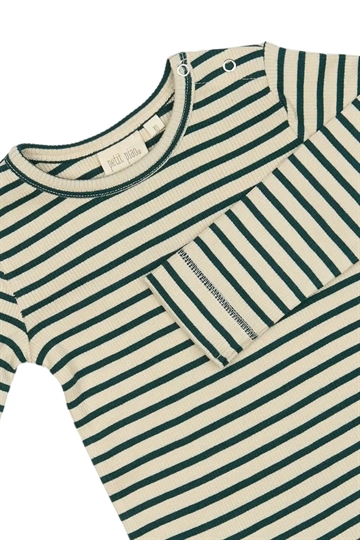 Petit Piao Bluse - Striber - Dark Sea/off white