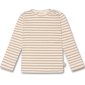 Petit Piao Bluse Striber Rose Fawn/Off White