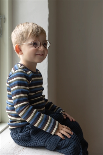 Petit Piao Bluse - Striber - True navy multistripe