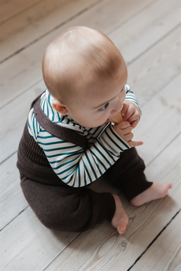 Petit Piao Body - Striber - Dark Sea/off white