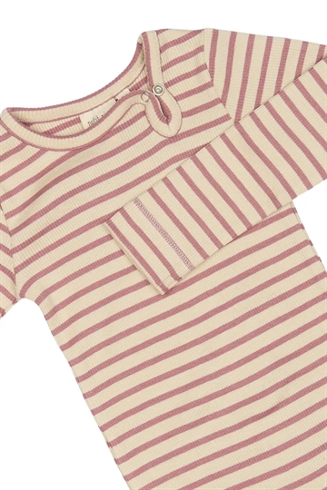 Petit Piao Body - Striber - Nostalgic Rose/off white