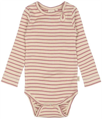 Petit Piao Body - Striber - Nostalgic Rose/off white