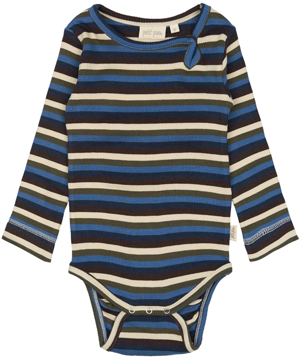 Petit Piao Body - Striber - True navy multistripe