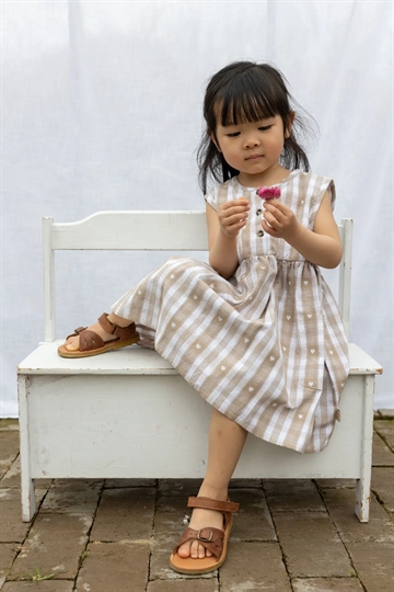 Petit Piao Kjole - Woven - Off white heart