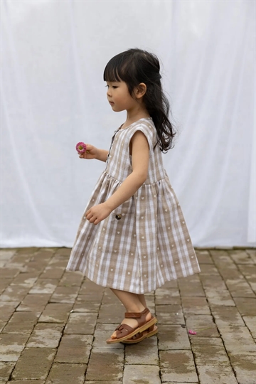 Petit Piao Kjole - Woven - Off white heart