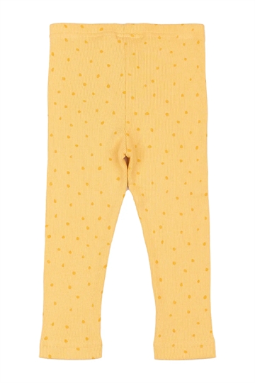 Petit Piao Leggings - Modal Dot - Yellow Sun