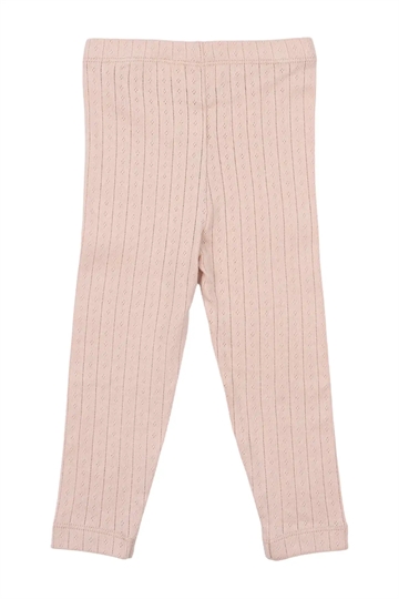 Petit Piao Leggings - Pointelle - Bright Rose