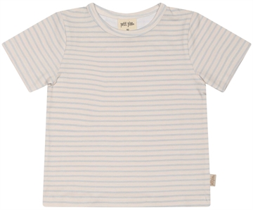 Petit Piao T-shirt S/S Baggy Striber Pearl Blue/Offwhite