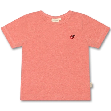 Petit Piao T-shirt - Mariehøne - Sea Shell Pink/Ladybug