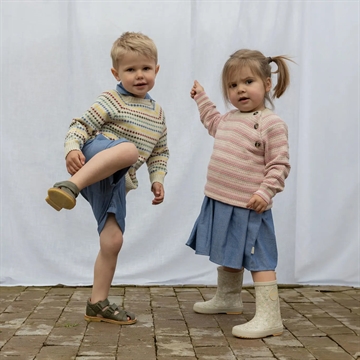 Pom Pom gummistøvler - Bellis AOP