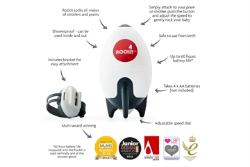 Rockit Barnevognsvugger - The Baby Rocker - Original