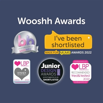 Rockit Wooshh - white noise - hvid støj - beroligende sovelyde til baby