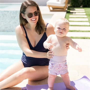 Splash About Blebadebukser - Happy Nappy - Lilac Spring