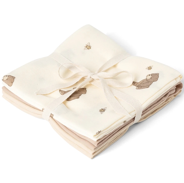 That\'s Mine Stofbleer - Bora Muslin - 3-pak - Bees And Bears