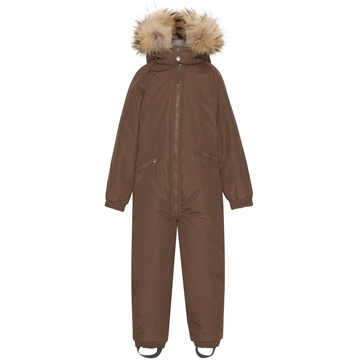 VER de TERRE flyverdragt med pels - Kangaroo - i varm brun