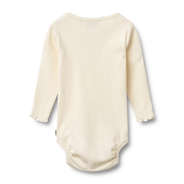 Wheat Body - Regitze - Rib - Ivory - i cremehvid