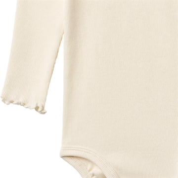 Wheat Body - Regitze - Rib - Ivory - i cremehvid