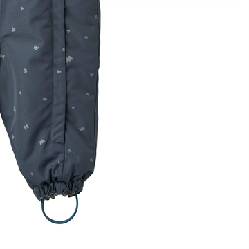 Wheat Flyverdragt - Adi - Greyblue Letters i blå