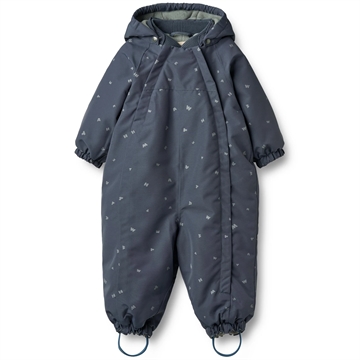 Wheat Flyverdragt - Adi - Greyblue Letters i blå