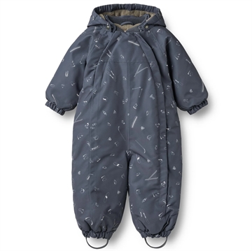 Wheat Flyverdragt - Adi - 22.000 mm - Winter Blue AOP