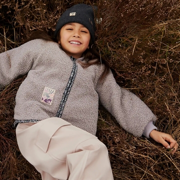 Wheat Hue - Uld - Beanie Omalas - Charcoal Melange