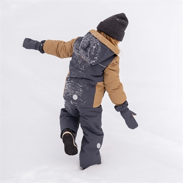 Wheat Hue - Uld - Beanie Omalas - Charcoal Melange