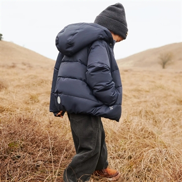 Wheat Hue - Uld - Beanie Omalas - Charcoal Melange