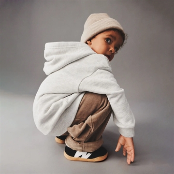 Wheat Hue - Uld - Beanie Omalas - Grey Camel Melange