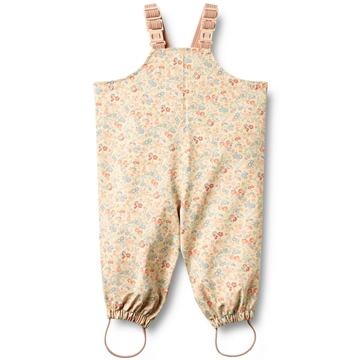 Wheat Regnbukser med seler - Charlo - Flowers and Seashells