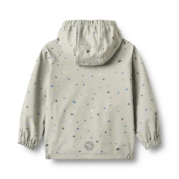 Wheat Regnjakke - Chardy - Light Flint Letters