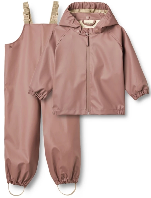 Wheat Charlie PU Regntøj med Seler - Dusty Lilac