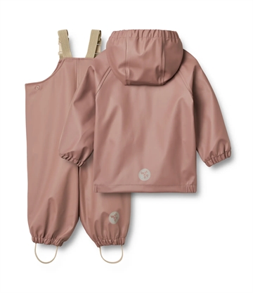 Wheat Regntøj m. Seler - Charlie - Dusty Lilac