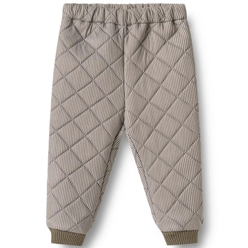 Wheat Termobukser - Alex - Brown Stripe - i brun