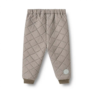 Wheat Termobukser - Alex - Brown Stripe - i brun