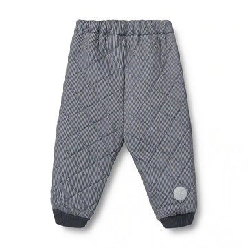 Wheat Termobukser - Alex - Ink Stripe - i mørkeblå med striber