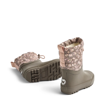 Wheat Termostøvler - Drizzle Snowboot - Dry Wood Snow Flowers
