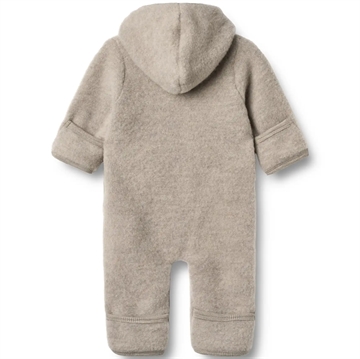 Wheat Ulddragt - Fleece - Ata - Khaki Melange