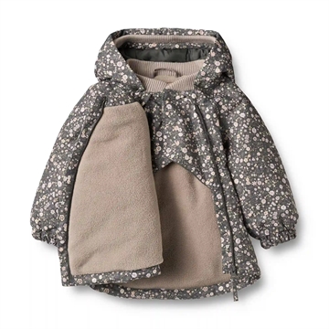 Wheat Vinterjakke - Sascha - Black Sea Open Flowers